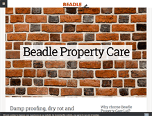 Tablet Screenshot of beadlepropertycare.com